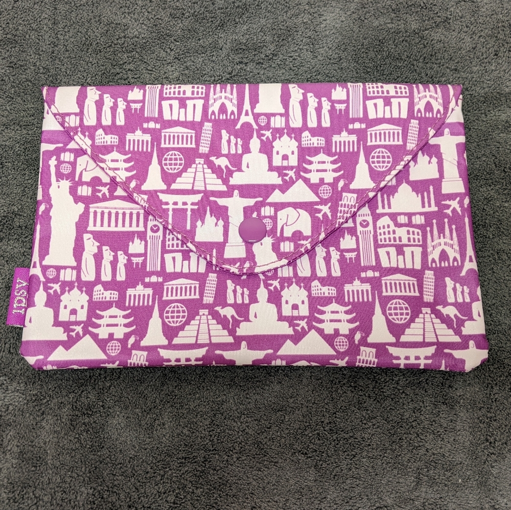Ipsy Wonders of the World Monument makeup cosmetics bag